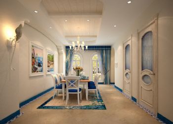 450平米地中海别墅设计案例地中海餐厅装修图片