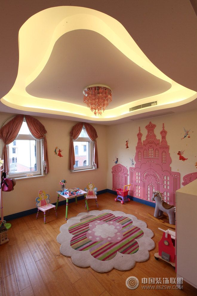 地中海别墅设计案例地中海风格儿童房装修效果图