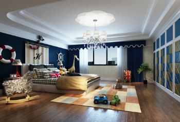 融创·尊爵堡双拼别墅欧式卧室装修图片