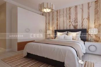 三江尊园143㎡现代风格现代卧室装修图片
