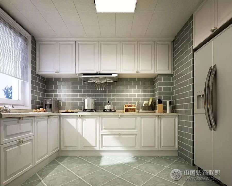 现代小户型设计案例现代风格厨房装修效果图