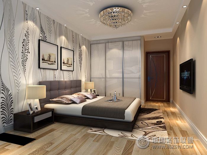 现代二居设计图现代风格卧室装修效果图