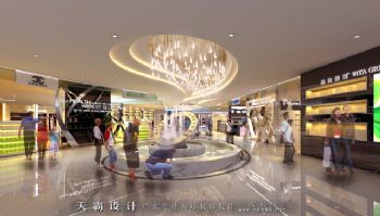 购物中心设计方案|新款体验式购物中心设计效果图欣赏会所装修图片