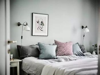 兰州装修实景案例60㎡小户型装修 纯正北欧风欧式卧室装修图片