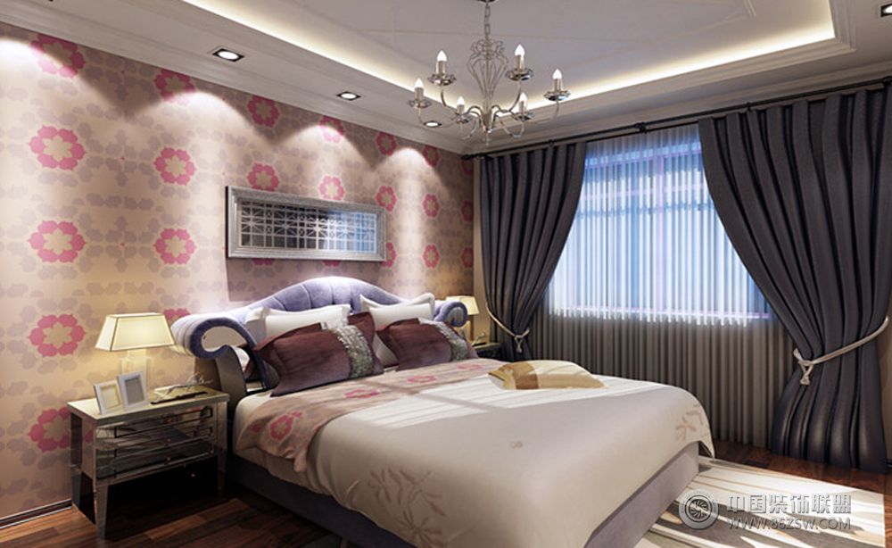 现代欧式设计案例欧式风格卧室装修效果图