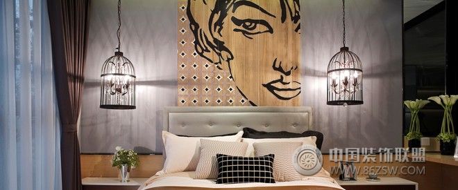 时尚单身公寓设计欣赏现代风格卧室装修效果图