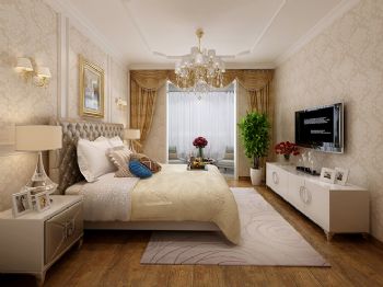 欧式古典四居装修设计图欧式卧室装修图片