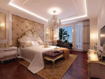 法式新古典奢华大户型设计古典卧室装修图片