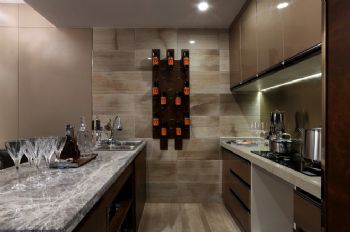 南宁五象湖1号样板房案例欣赏现代厨房装修图片