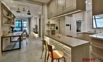 宜家风格现代三居装修效果图现代厨房装修图片