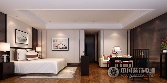 新中式三居设计图中式风格卧室装修效果图