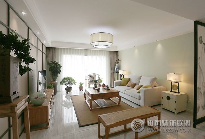 新中式雅舍中式风格客厅装修效果图