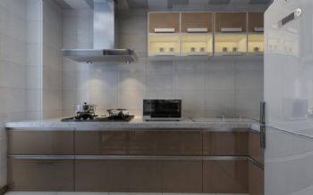 远创紫樾台现代厨房装修图片