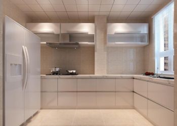 远创紫樾台2欧式厨房装修图片