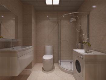 远创紫樾台3现代卫生间装修图片