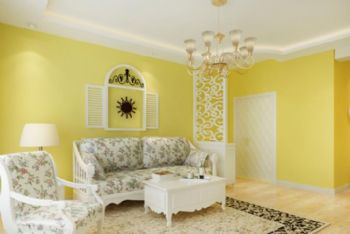 金色橄榄城田园客厅装修图片