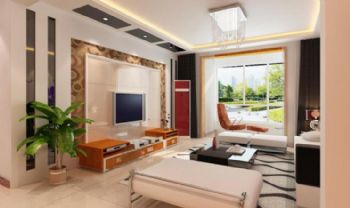 龙城国际-现代风格现代客厅装修图片