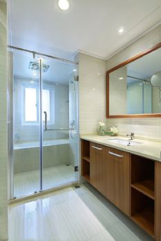 高冷酒店风格三居设计欣赏现代卫生间装修图片