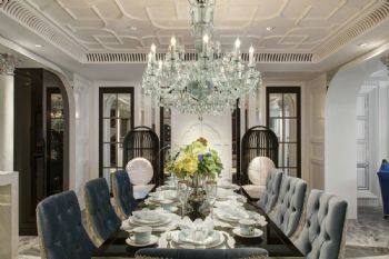 300平米欧式古典别墅设计欣赏古典餐厅装修图片