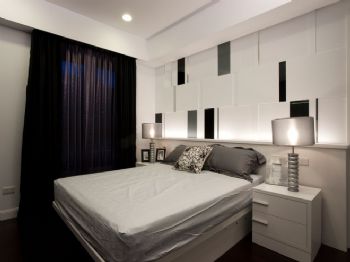 128平米新古典混搭设计案例古典卧室装修图片