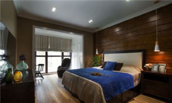 时尚混搭大型公寓装修案例现代卧室装修图片