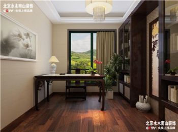 山水龙城水云庭-简中式中式客厅装修图片