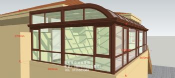 D3200阳光房设计效果图——简古典客厅装修图片