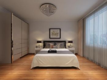 远创紫樾台15现代简约卧室装修图片