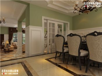 滟澜山——美式风格美式客厅装修图片