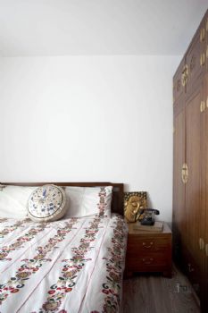 【久栖设计】上元君庭丨仙人掌的休闲时光美式卧室装修图片
