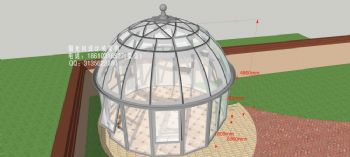 球型顶阳光房设计效果图简田园客厅装修图片