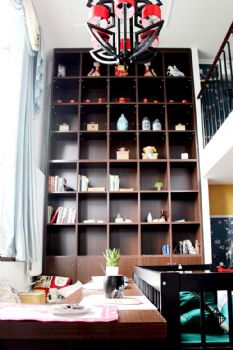 【久栖设计】北京丽舍公寓丨新中式风格设计中式客厅装修图片