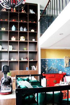 【久栖设计】北京丽舍公寓丨新中式风格设计中式客厅装修图片