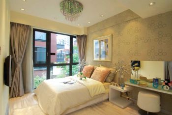 合铁家园-110平米-现代简约风格现代卧室装修图片