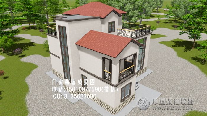 D7522北京阳光房设计效果图