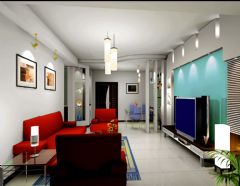 最新搜集清爽的客厅现代风格客厅装修图片