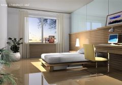 最新卧室效果图欣赏一现代卧室装修图片