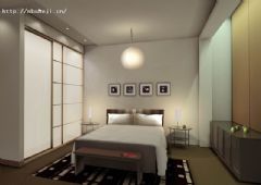 最新卧室效果图欣赏二现代卧室装修图片