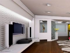 最新家居电视背景图片一现代客厅装修图片