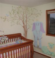 4种安全体贴的婴儿房设计现代儿童房装修图片