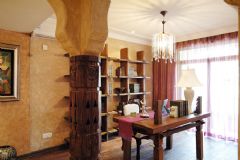 摩洛哥风格的装修效果图片（3）古典风格书房装修图片